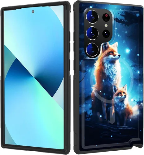 Vista 227 de Funda magnética para Galaxy A16 5G, [compatible con MagSafe] [protección contra caídas de grado militar] Funda resistente a prueba de golpes