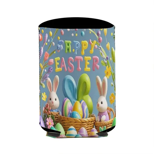 Vista 8 de Happy Easter Cup Sleeve Reusable Iced Coffee Sleeves Cute Insulated Cup Sleeve for Cold Beverages Coffee Cup Holder Fits All For Regular Size Bottles
