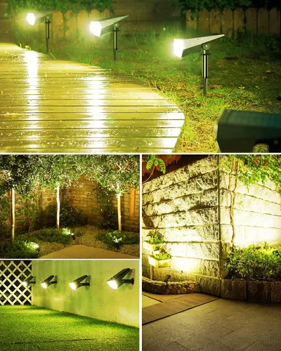Vista 6 de Luces solares para exteriores, 2 en 1, para paisaje