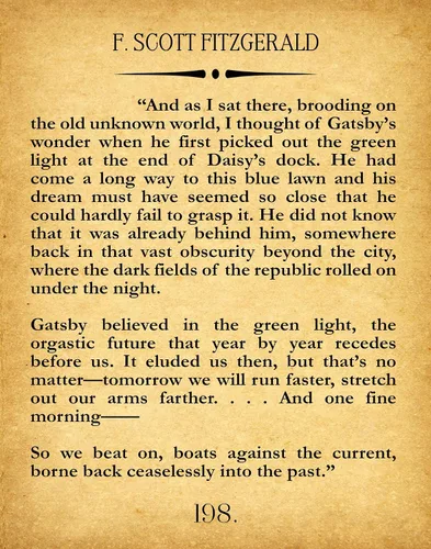 Vista 6 de Arte de pared de Gatsby, póster de Gatsby, cita de Gatsby, decoración de gran Gatsby, cita de Gatsby, F Scott Fitzgerald, cita de Gatsby, arte