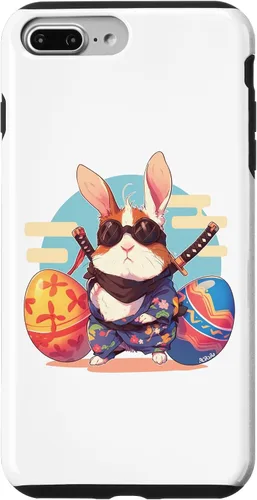 Vista 9 de iPhone 15 coloridos huevos de Pascua caza Ninja conejillo de indias con orejas de conejo
