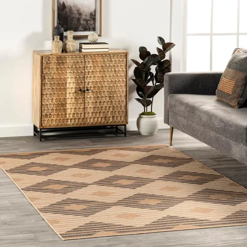 Vista 19 de nuLOOM Alfombra de Área Easy-Jute de 5' x 8', Lavable a Máquina, Antideslizante, para Sala de Estar, Dormitorio, Habitación de Niños, Guardería