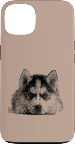 Vista 7 de Chic Husky Puppy for Dog Mom and Paw Parents Case for iPhone XR