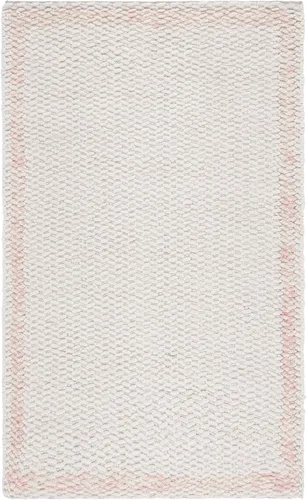 Vista 8 de SAFAVIEH Natura Collection Runner Rug - 2'3" x 8', Beige & Ivory, Handmade Wool, Ideal for Living Room, Hallway, Foyer, Bedroom (NAT713B-28)