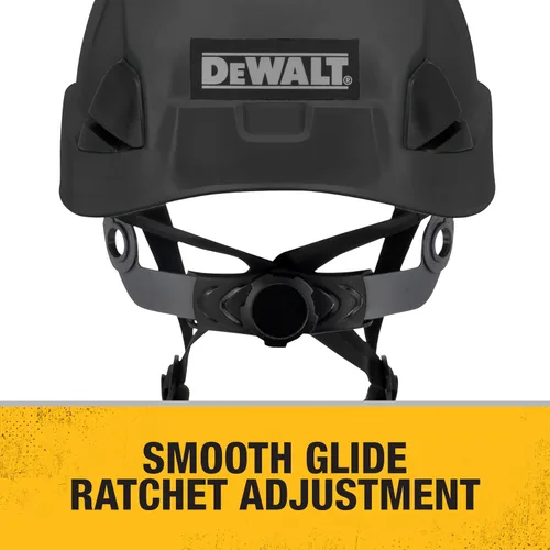 Vista 5 de DEWALT Type II Class C 4-Point Ratcheting Vented Safety Helmet