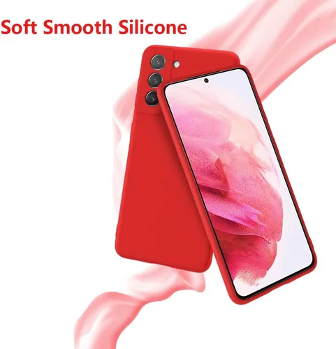 Vista 2 de X-level Funda compatible con Samsung Galaxy S21 5G – Slim Fit Soft TPU Super Thin – Serie Guardian – Rojo