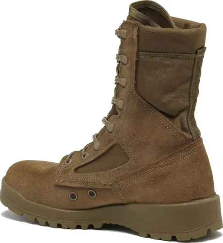 Vista 3 de B Belleville Arm Your Feet 590 USMC Botas de combate para clima caliente (EGA), Mojave
