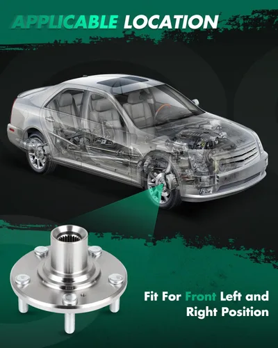 Vista 2 de SCITOO Conjunto de cubo de cojinete de rueda delantera 9426028K apto para Honda Civic 2006-2011 5 lengüetas