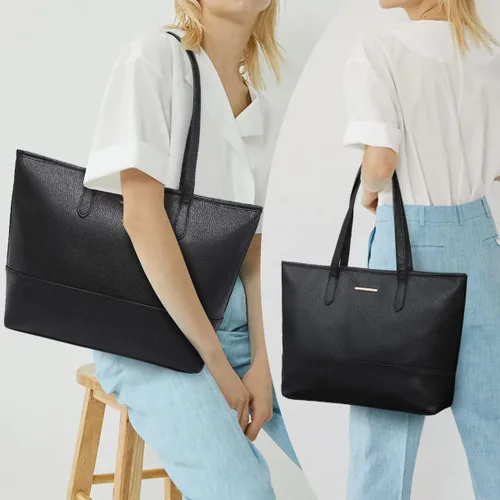 Vista 2 de Vansarto Bolsos y monederos para mujer, bolsa grande con asa superior, bolsa de hombro, 3 piezas