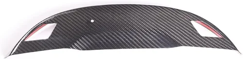 Vista 5 de 100% fibra de carbono real interior espejo retrovisor cubierta cubierta para Chevrolet Corvette C7 2014-2019 coche interior espejo retrovisor base
