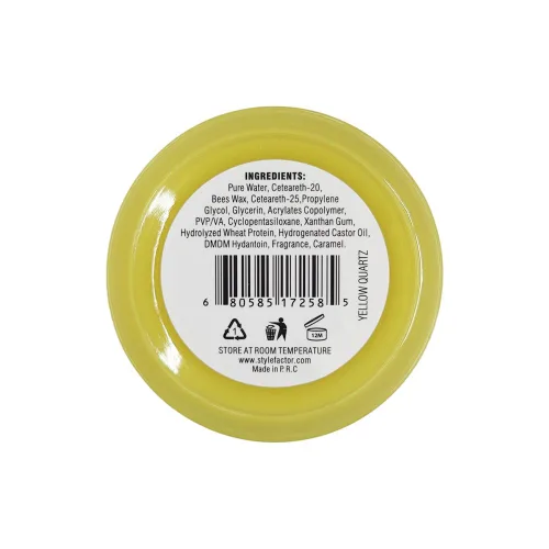 Vista 4 de Style Factor Edge Booster Strong Hold Pomada a base de agua - Super Shine & Moisture 3.38 onzas (cuarzo amarillo)