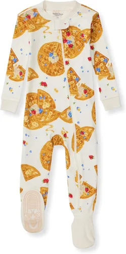 Vista 187 de Burt's Bees Baby - Pijama de una pieza para bebé, mameluco para dormir y jugar, algodón 100% orgánico, cremallera frontal