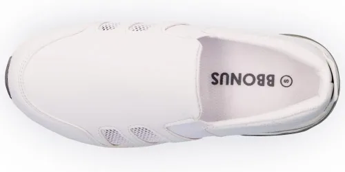 Vista 4 de Zapatos de enfermería Mujer Hoy Zapatos Blanco Cómodo