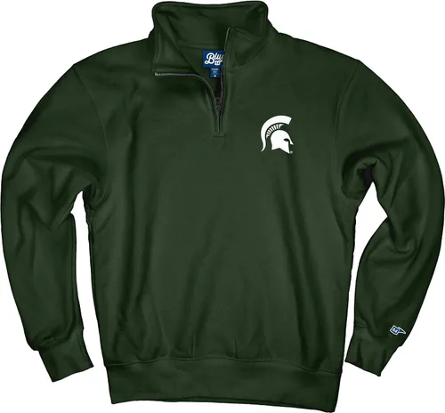 Vista 115 de Blue 84 Sudadera con cremallera de un cuarto para hombre de la NCAA