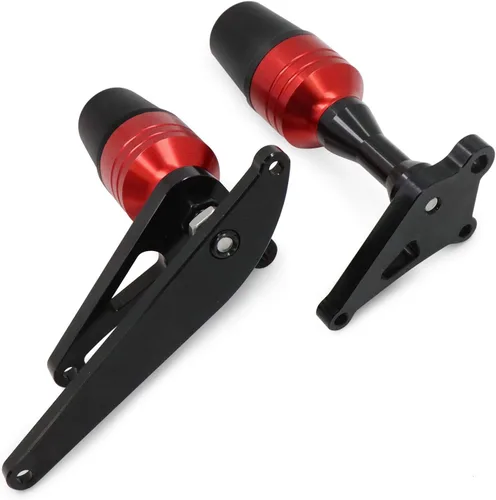 Vista 3 de Worldmotop - Deslizadores de bastidor de motor para Ducati Panigale V2 Panigale V2S 2019 2020 2021 (rojo)