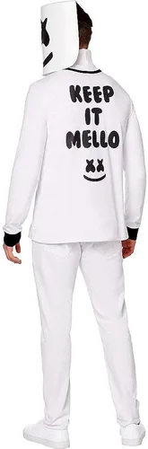 Vista 2 de Spirit Halloween Disfraz de Marshmello para adulto