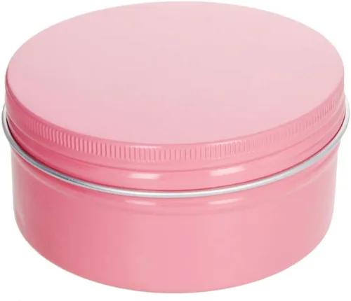 Vista 57 de Othmro Latas redondas de metal de 8.3 onzas, latas de aluminio, contenedores recargables de 8.5 fl oz, botellas de lata con tapa de tornillo