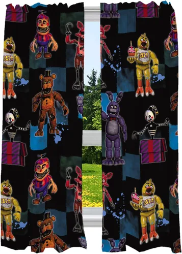 Vista 22 de Franco - Juego de cortinas para la habitación de los niños, 82 x 63 pulgadas, Minions de Mi Villano Favorito