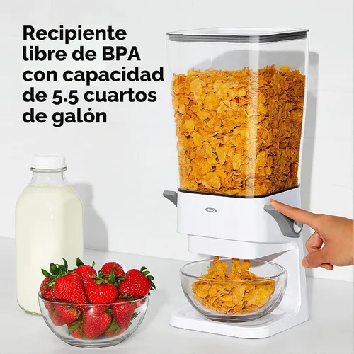 Vista 3 de Dispensador de cereales OXO Good Grips para encimera Hermético, contenedor de almacenamiento