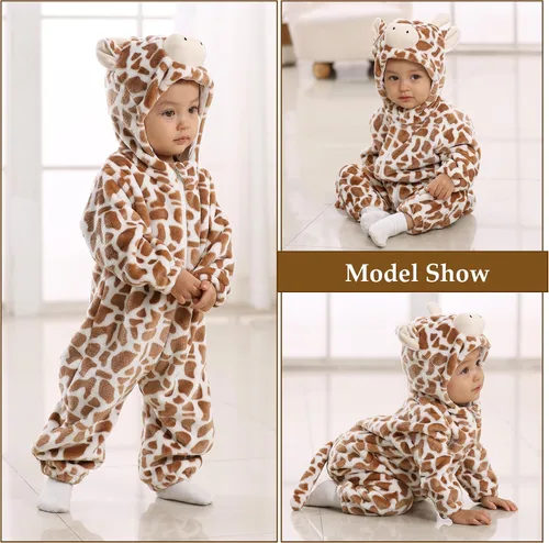 Vista 4 de TONWHAR - Disfraz de Halloween para niños, para cosplay de animales, para la nieve
