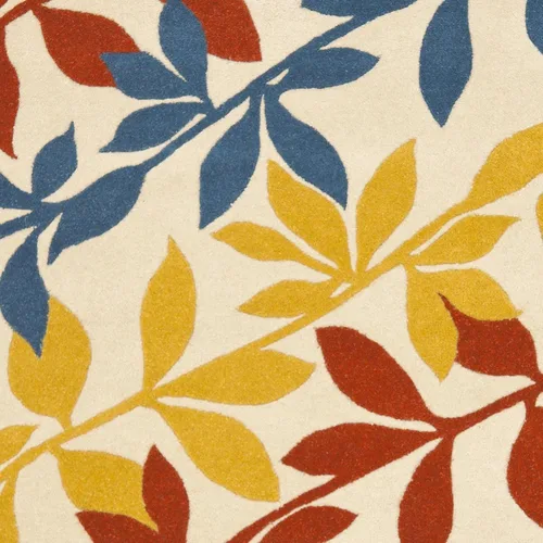 Vista 4 de SAFAVIEH Soho Collection SOH764B - Alfombra de área de lana y viscosa de 5 x 8 pies, color beige y multicolor
