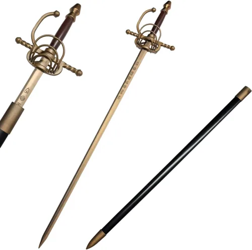 Vista 7 de Maelle's Triumph Blade with Scabbard - Laser-Cut Stainless Steel 117cm/46.06" Total Length Aluminum Handle Decorative Collection Piece Hoja
