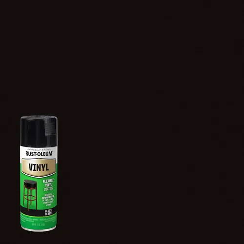 Vista 4 de Rust-Oleum 1909830 Specialty - Pintura en aerosol de vinilo, 12 onzas, color negro