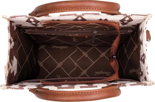 Vista 6 de Wrangler Aztec Tote Bag for Women Boho Shoulder Purses and Western Handbags