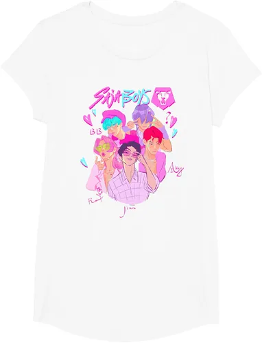 Vista 15 de Kpop Demon Hunters Camiseta Saja Boys Heartthrob con licencia