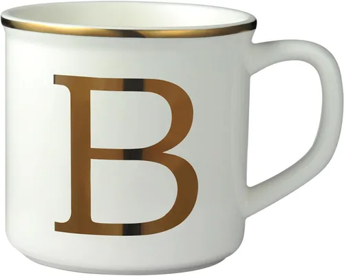 Vista 20 de Taza de Café de Cerámica Miicol 16 oz, Taza de Café Monograma, Taza de Té con Inicial Dorada, Taza de Té Personalizada, Regalo Único, Taza Grande