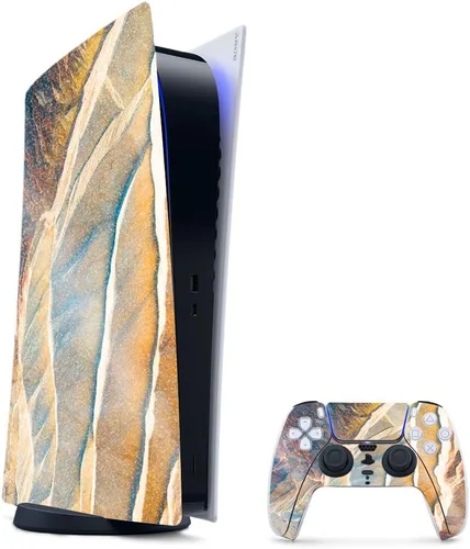 Vista 14 de MightySkins - Skin para juegos con purpurina brillante para PS5 y PlayStation 5, ágata amatista, acabado duradero con purpurina de alto brillo