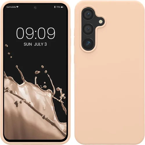 Vista 328 de kwmobile Funda compatible con Samsung Galaxy S9 - Funda de silicona TPU con acabado suave - Blue Reef