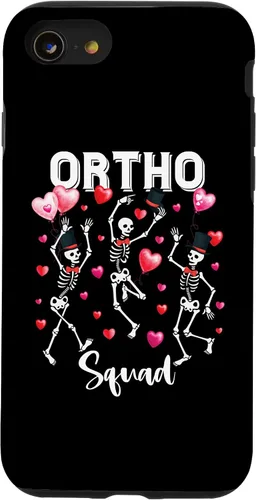 Vista 13 de Funda para iPhone 15 Dancing Skeketon Ortho Squad Orthopedic para el día de San Valentín
