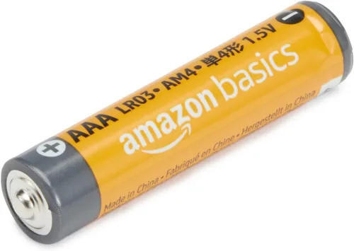 Vista 3 de Amazon Basics 8 Pack AAA Baterías alcalinas de alto rendimiento, vida útil de 10 años, paquete de valor fácil de abrir