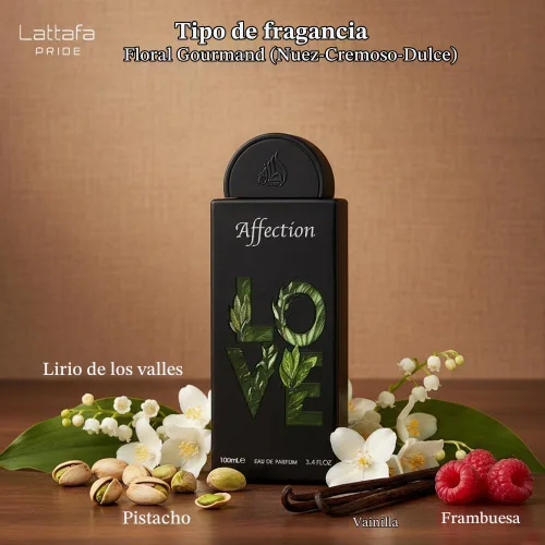 Vista 6 de Lattafa Pride Affection Eau de Parfum Spray para unisex, 3.4 onzas