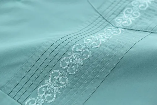 Vista 4 de MAXJON Camisas de guayabera para hombre, camisas cubanas de manga corta