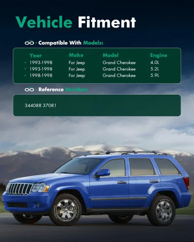 Vista 4 de SCITOO Juego de 2 amortiguadores delanteros para Grand Cherokee, amortiguadores y puntales para Jeep Grand Cherokee Amortiguadores 1993 1994 1995