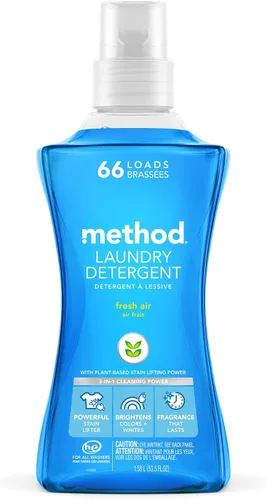 Vista 12 de Method Detergente líquido para lavandería; aroma a salvia de playa, removedor de manchas; 66 cargas por botella de 53.5 onzas; (paquete de 1)