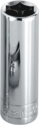 Vista 8 de SK Tools USA 41916 - 1/4 pulgadas - 1/2 pulgada - Zócalo cromado profundo de 6 puntos - 41916
