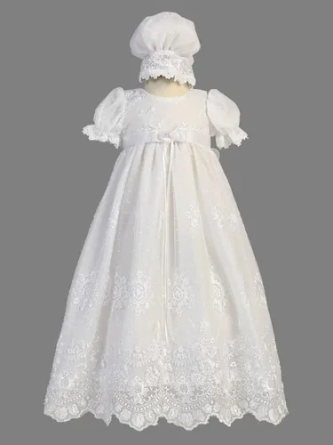 Vista 2 de Vestido de Bautizo para Niña Bebe - Vestido de Bautizo para Niña Bebe