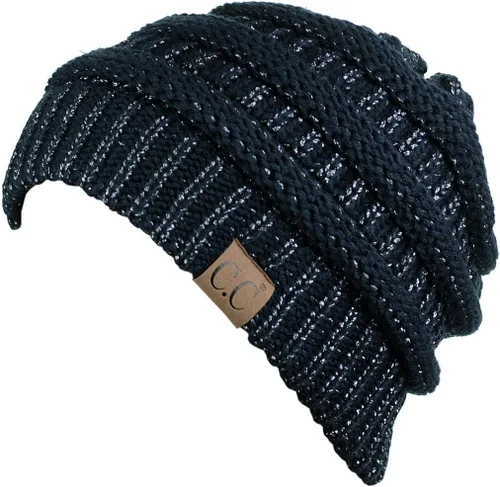 Vista 129 de C.C Trendy Warm Chunky Soft Stretch Cable Knit Beanie