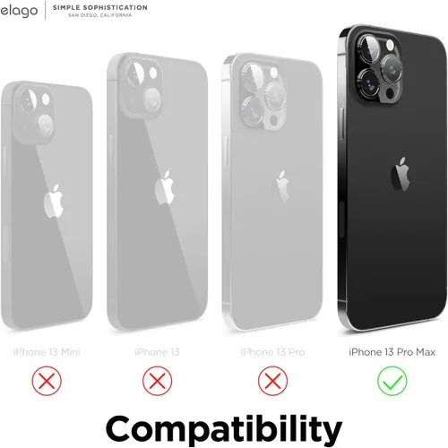 Vista 6 de elago Funda compatible con iPhone 13 Pro Max, de silicona líquida, funda protectora de cámara de cuerpo completo, a prueba de golpes, funda delgada