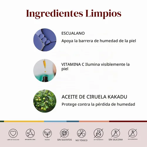 Vista 4 de STRIPES by Naomi Watts - The Full Monty - Aceite corporal post ducha para iluminar e hidratar con escualano y vitamina C, mejorar la suavidad