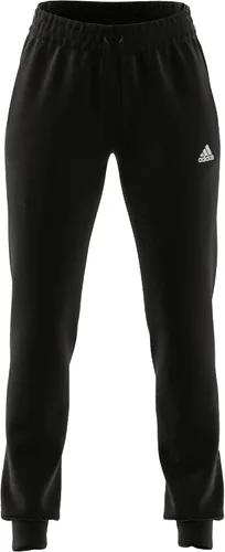 Vista 4 de adidas Essentials - Pantalones con logotipo de rizo francés para mujer Negro Blanco