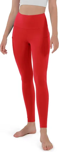 Vista 2 de ODODOS - Leggings de yoga de cintura alta para mujer con bolsillos, pantalones de yoga deportivos con control de abdomen, no se transparentan