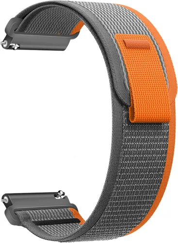 Vista 31 de Correa de nylon compatible con Samsung Galaxy Watch 7/FE/6/5 Pro 4 3/Watch 4 6 Classic/Active/Gear S2 S3 Frontier, correa de bucle deportivo de 20