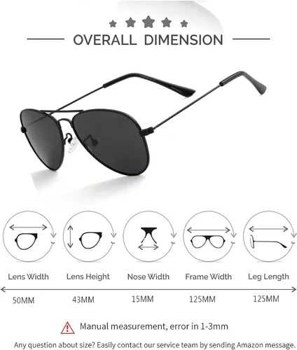 Vista 6 de Gafas de sol polarizadas para niños de 3 a 9 años de edad