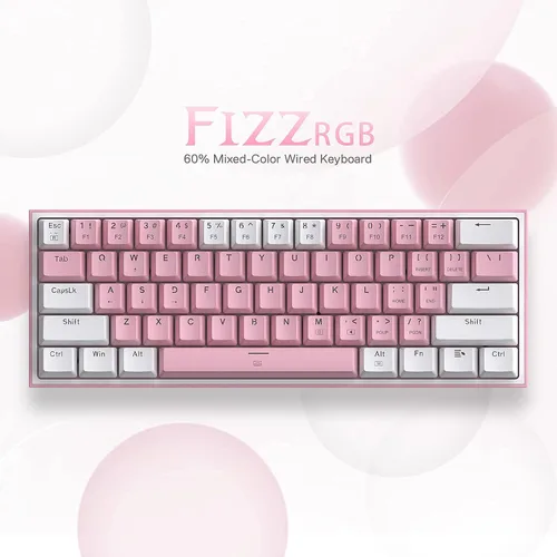 Vista 4 de Redragon Teclado K617 60% RGB P035 Wirst Rest Bundle