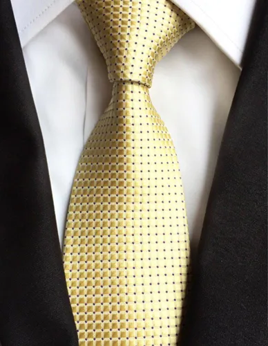 Vista 7 de Adulove Corbata clásica de seda para hombre, corbatas de cuello jacquard tejidas