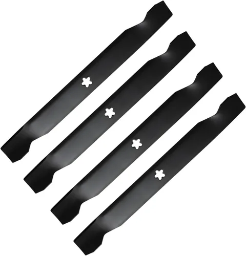 Vista 8 de Paquete de 2 cuchillas de repuesto para cortacésped Craftsman Husqvarna Poulan 127843 138498 138971 532127843 532138498 532138971, compatible